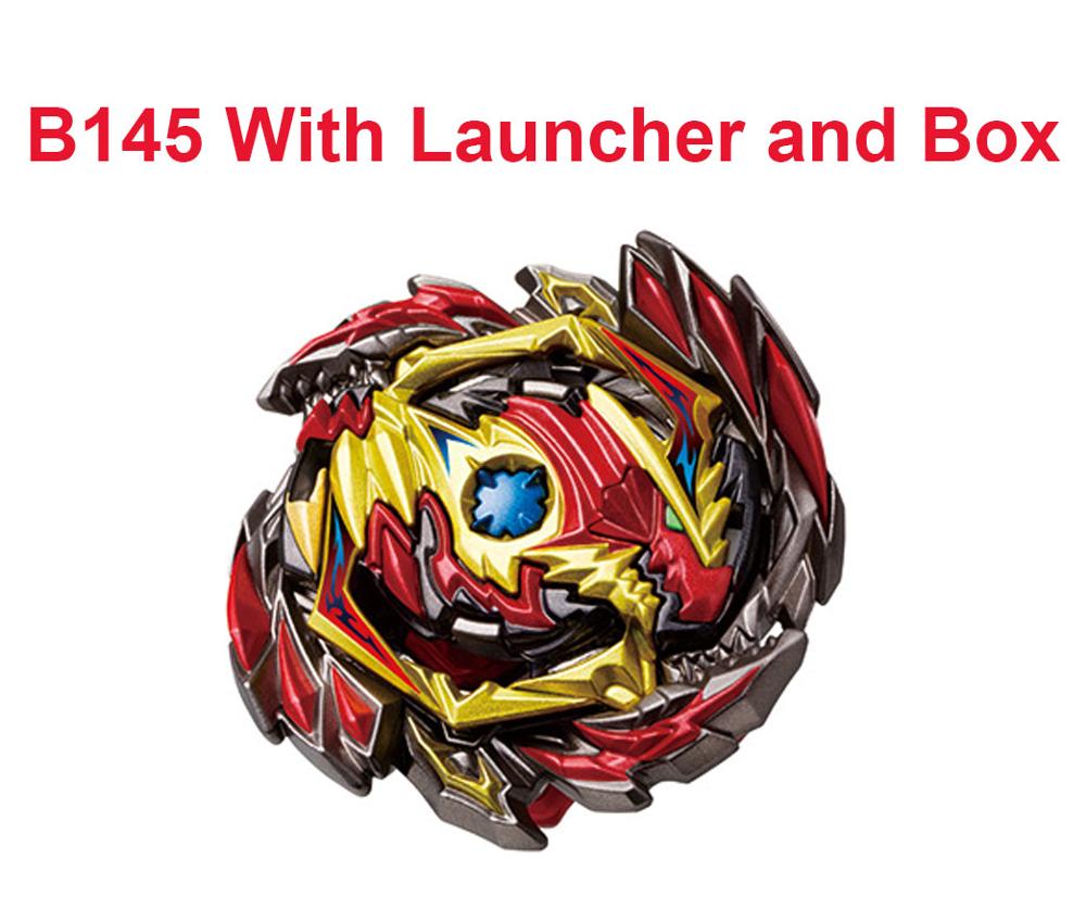 L&#39;ultimo Beyblade d&#39;oro Burst GT B140 B144 B145 con scatola Metal Fusion God Spin Top Toy Boy Gift: b145with box