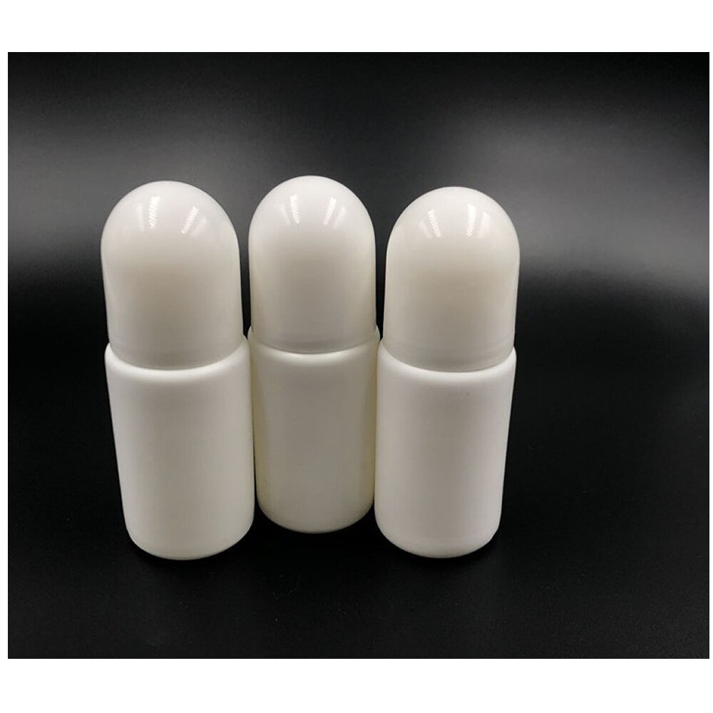 3 Pieces 50ML Plastic Roller Ball Essential Oil Sub-bottling Mist Container Travel Refillable Bottle DIY Deodorant Accessories