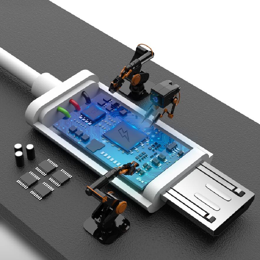 Câble de chargement Micro USB, IP68, pour Blackview BV6000, BV6000S/BV4000/ Pro/DOOGEE S30