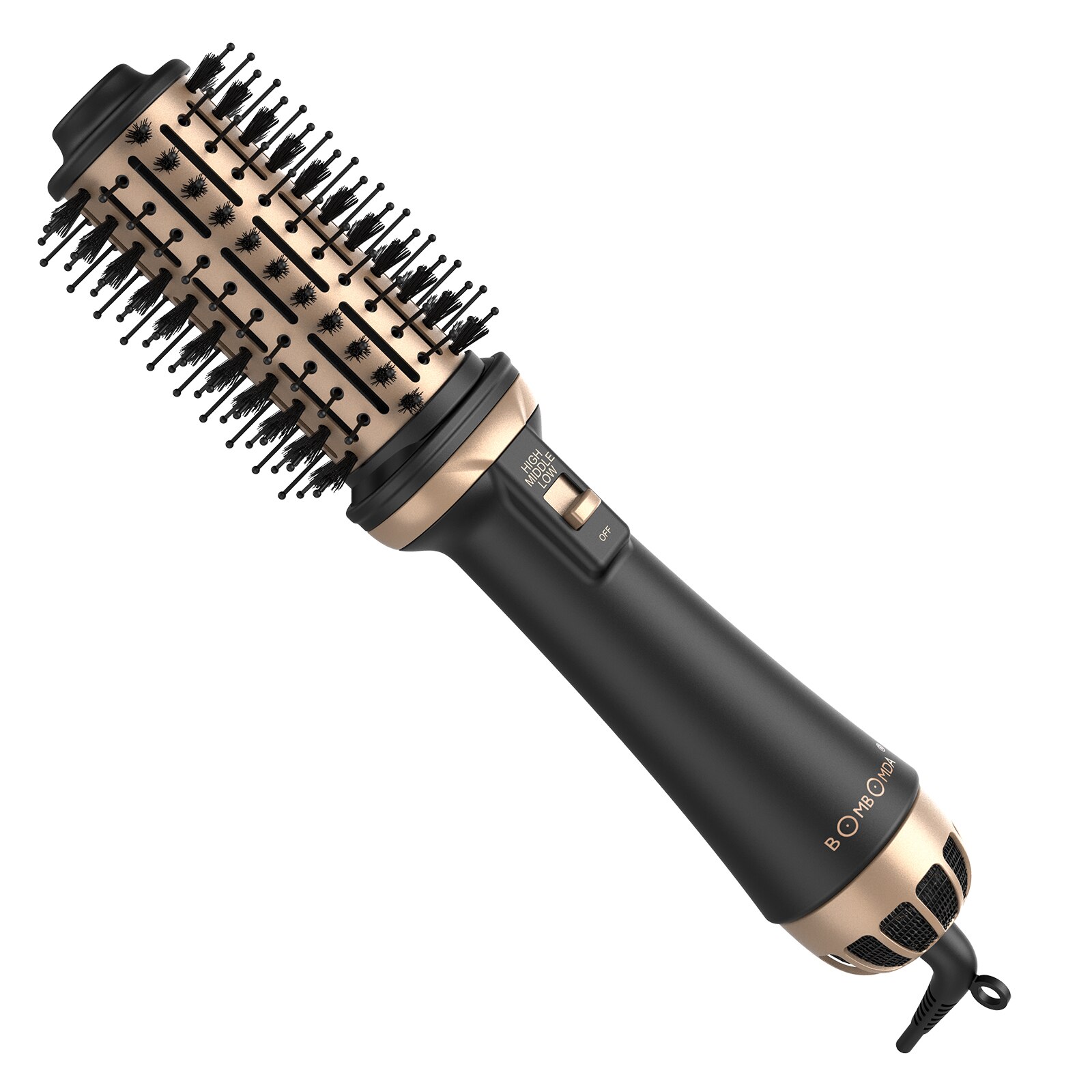 1000W Hair Dryer Brush Air Comb Blow Dryer Hair Styler Volumizer Hair Curler Straightener 4 In 1 Brush Hairdryer Hairbrush: Default Title