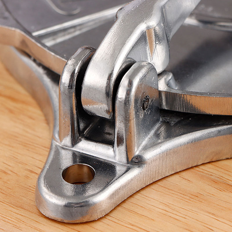 Molde de aluminio para hacer tortillas, prensa de Tortilla mexicana, plegable para el hogar, harina de maíz para hornear, herramienta para asar, accesorios de cocina