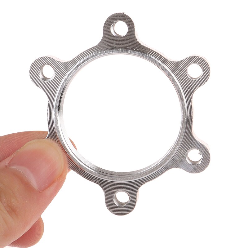 Ejes roscados para rueda libre de bicicleta, 48mm, 6 tornillos, Rotor de freno de disco, adaptador de pestaña, piezas de freno de bicicleta