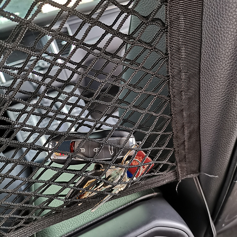 28 x 25cm universal bilsæde side opbevaring mesh net taske bagageholder lomme bagagerum net organisator auto interiør tilbehør