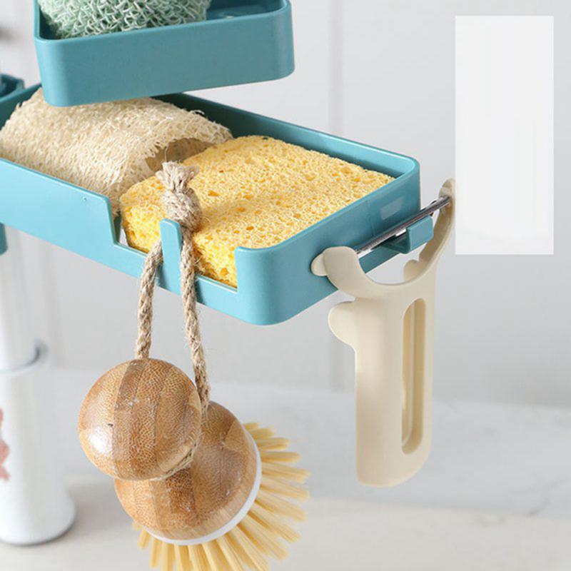 3 In 1 Rotatable Kitchen Faucet Rack Rag Shelves K... – Grandado