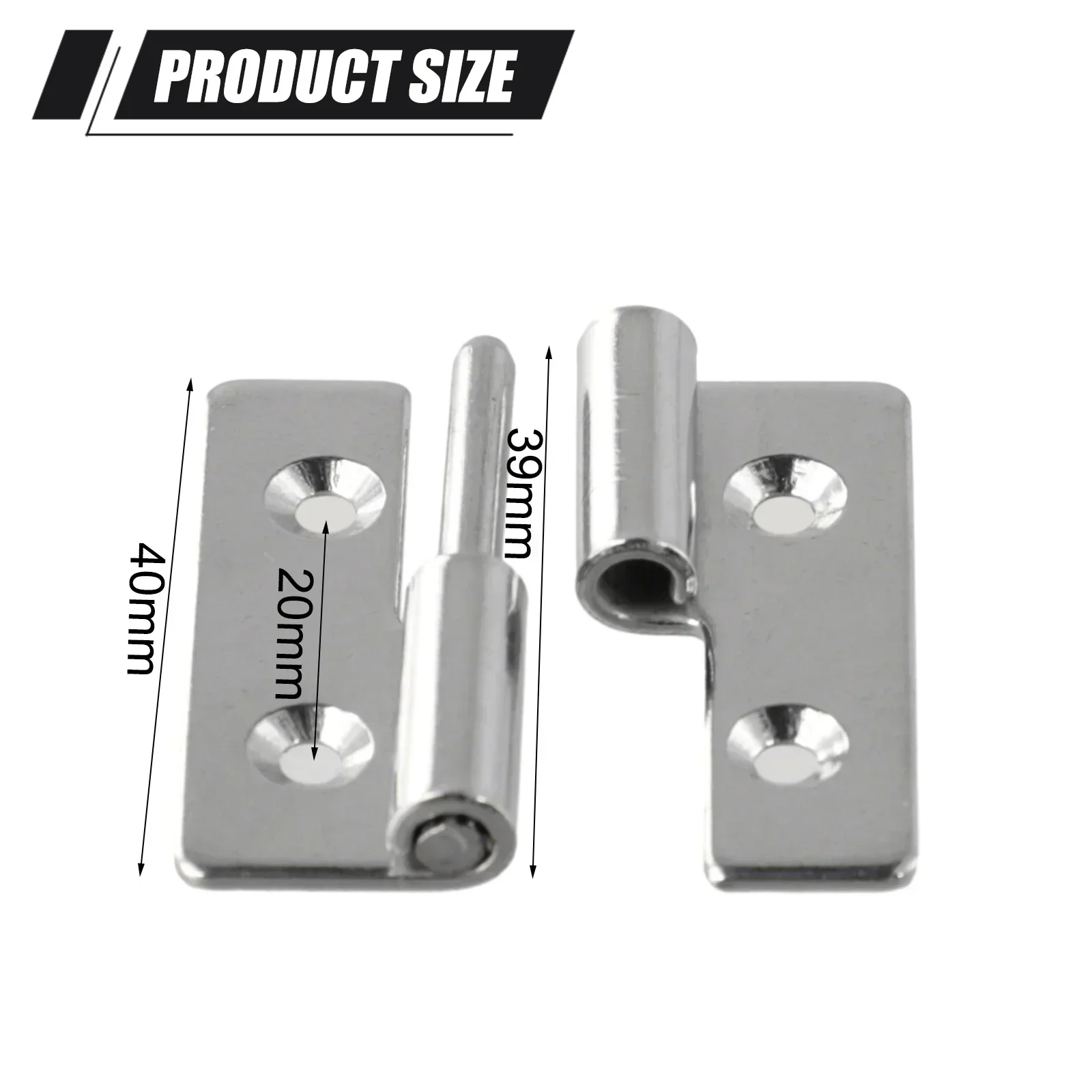 Detachable Hinge Slip Joint Flag Lift Off Door Hinge Stainless Steel Heavy Door Connector Flat Hinge Furniture Hardware