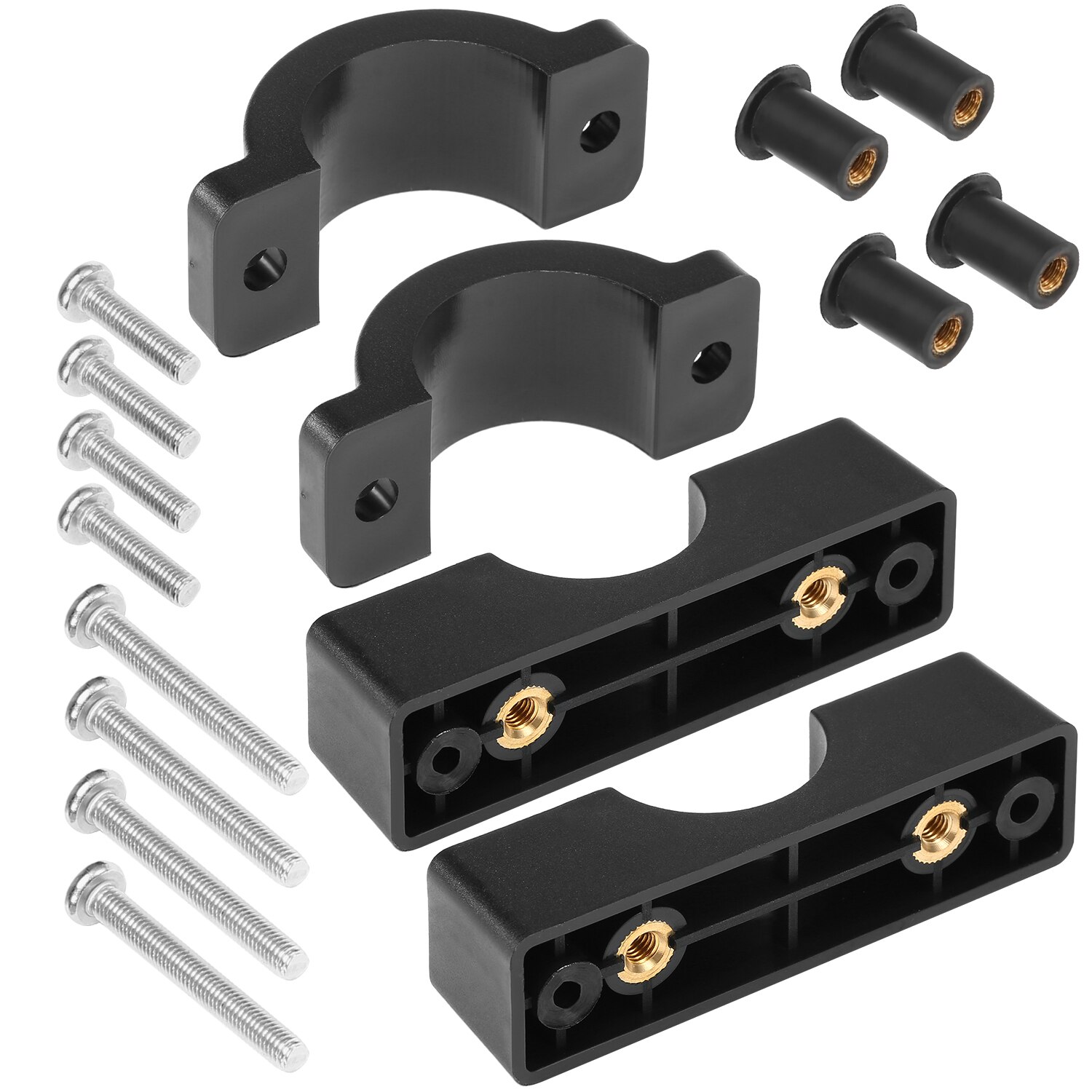 2pcs Kayak Pole Bracket Holder Kit Kayak Motor Mount Holder Kayak Canoe Motor bracket fixing device accessories for buoy bracket