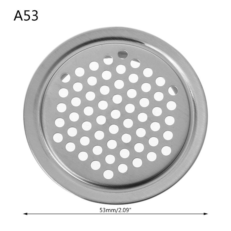 Stainless Steel Air Vent Hole Ventilation Louver Round Shaped Venting Mesh Holes: A53
