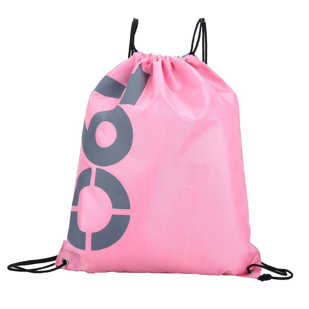 Waterdichte 34*42Cm Dubbellaags Trekkoord Rugzakken Kleurrijke Schoudertas Zwemmen Tassen Voor Outdoor Sport Reizen Draagbare Tas: T90Pink