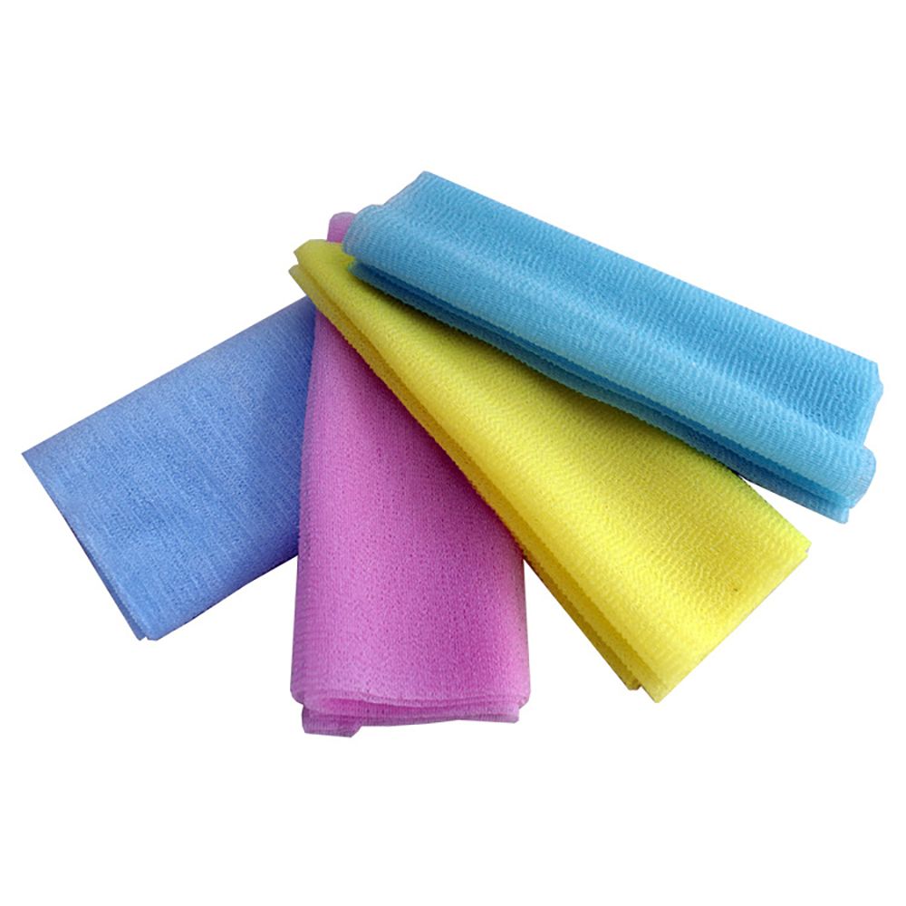 2 stk bodyscrubber nylon bad bruser eksfolierende scrub svamp håndklæde klud pude bodyscrub hudrenser børste fjerner død hud