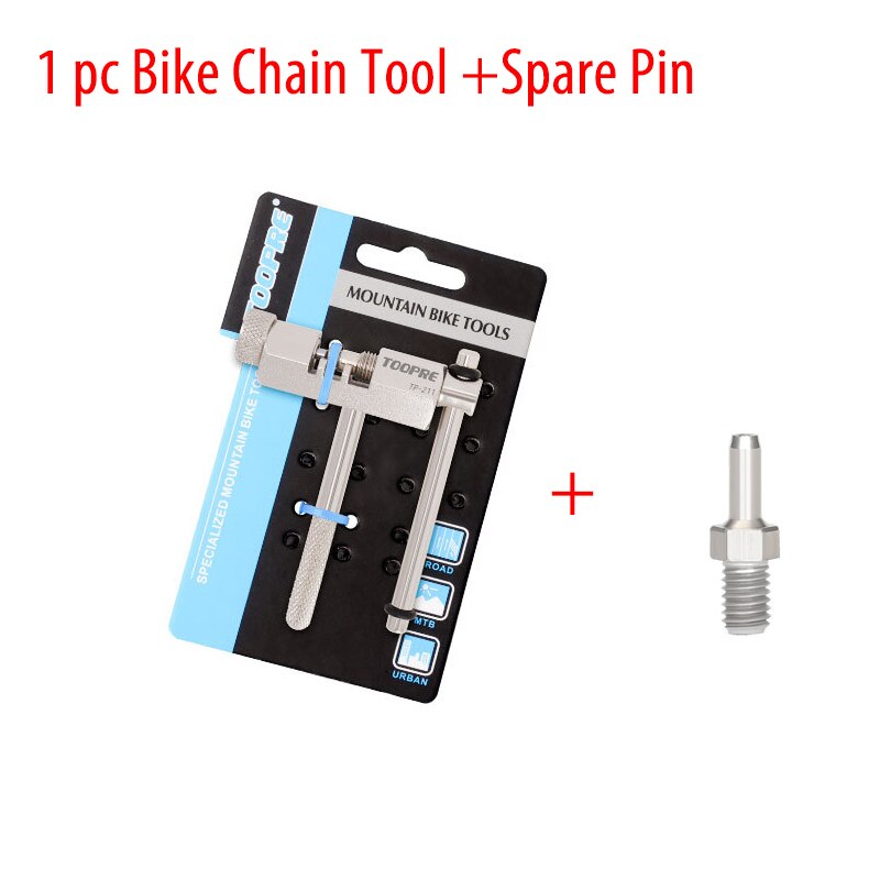 TOOPRE MTB Road Bike Chain Removal Tool Bicycle Chain Splitter Cutter Rivet Extractor Spare Pin and Chain Hook: Chain Tool and Pin