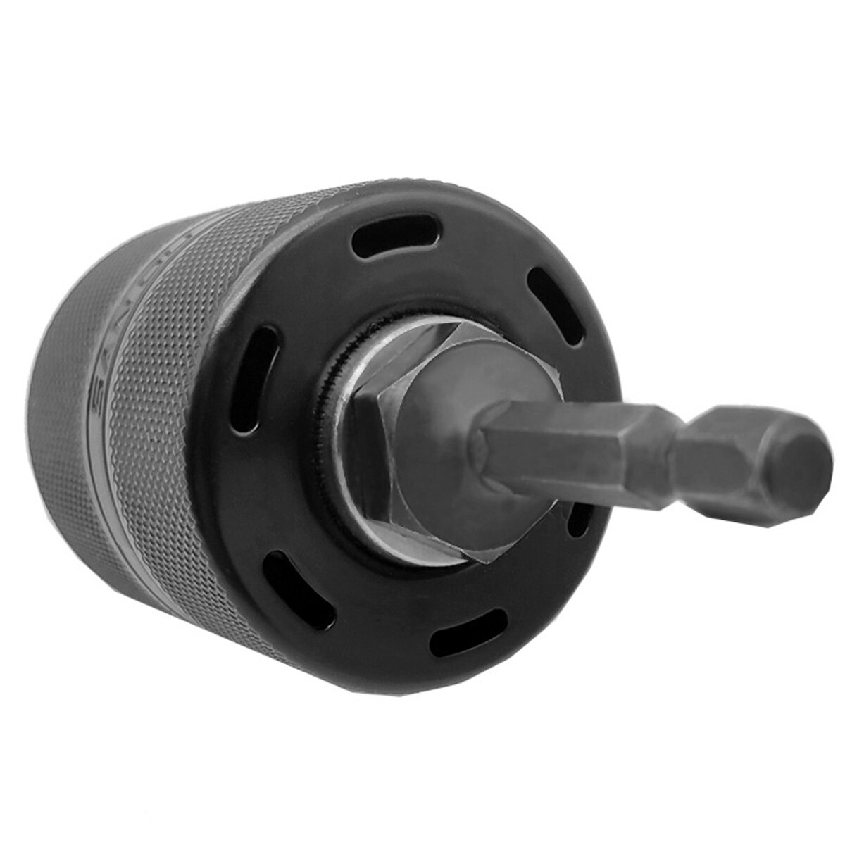 1/2-20UNF 1.5-13mm Keyless Drill Chuck Quick Change Drill Bit Adapter &amp; 1/2 Converter 13mm Round Hexagonal Handle Connecting Rod