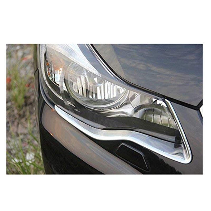 Voor subaru xv crosstrek koplamp koplamp ooglid chromen sierlijst afdeklijst frame autostyling