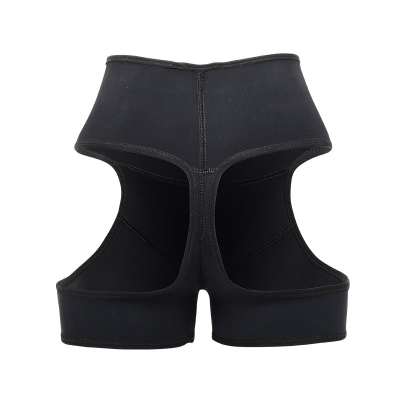 Pantalones deportivos de goma de la cadera de la aptitud pantalones de esculpir del cuerpo pantalones cortos ropa interior moldeadora del cuerpo femenino