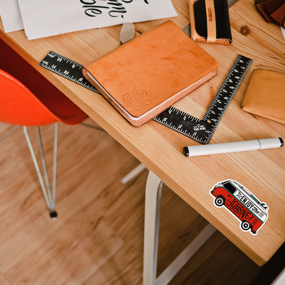 17Pcs/Pack Vinyl Laptop Sticker Style Waterproof Computer Skin Refrigerator Mixed Decals Stickers For MacBook/HP/Huawei