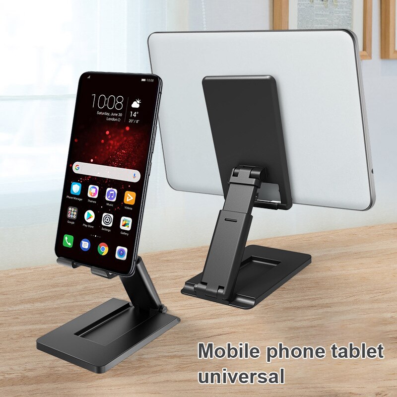Opvouwbare Telefoon Houder Tablet Stand Verstelbare Mobiele Telefoon Ondersteuning Mount Voor Iphone Xiaomi Ipad 7.9 9.7 10.5 Inch Tablet Houder