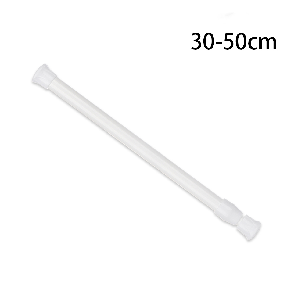 30-110CM Multi Purpose Spring Loaded Extendable Telescopic Curtain Pole Tension Rail Net Voile Pole Net Rods Curtain Telescopic: green