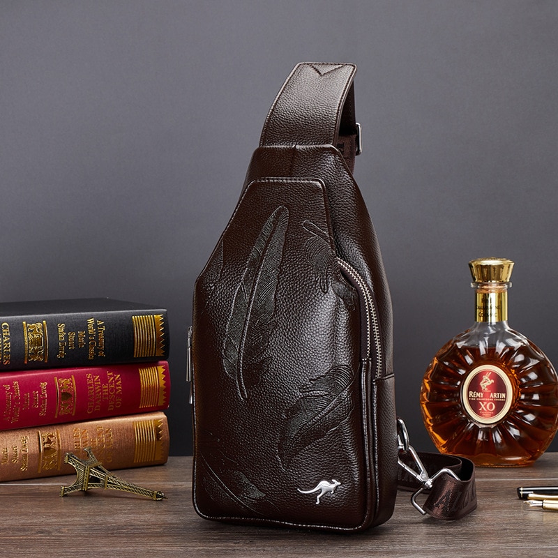 Sac de poitrine de de luxe pour hommes sacs à bandoulière Messenger sac à bandoulière en cuir sac à bandoulière en cuir sac à bandoulière homme sac à bandoulière