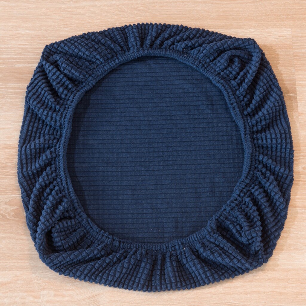 Afneembare stretch hoes voor bruiloftsbanketstoelen en eetkamerstoelen: Donkerblauw