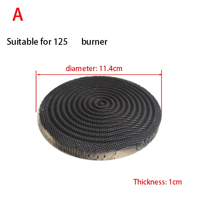 Gas Heater Parts Burning Honeycomb Ceramic Plate Honeycomb Infrared Burner Replacement High Effeciency: A