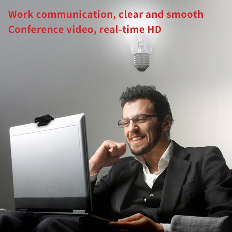 Hikvision DS-U12 Full Hd 1080P Usb Webcam Met Microfoon Computer Camera, Flexibele Voor Laptops, Desktop Webcam Camera