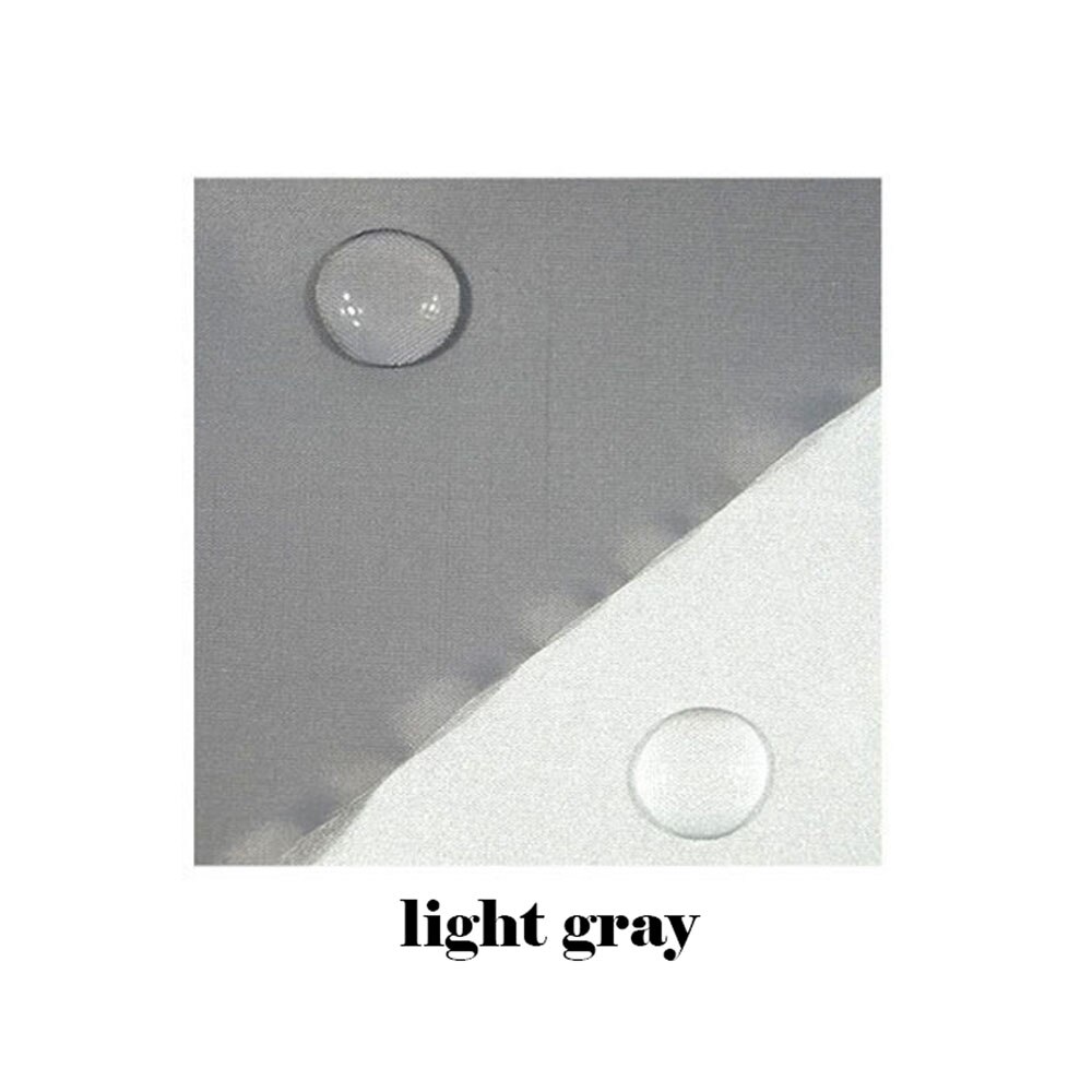 Silber Beschichtet Blackout Stoff Nylon Stoff Wasserdicht Polyester Regenschirm Drachen Wimpel DIY draussen Lager Zelt Sitz Abdeckung Material: hell grau