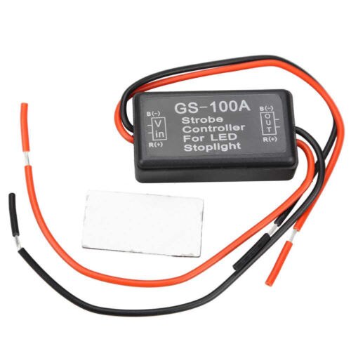 Flash Strobe Controller GS-100A Auto Flasher Module 12 V Flash Module Controller Box voor LED Brake Staart Stop Light
