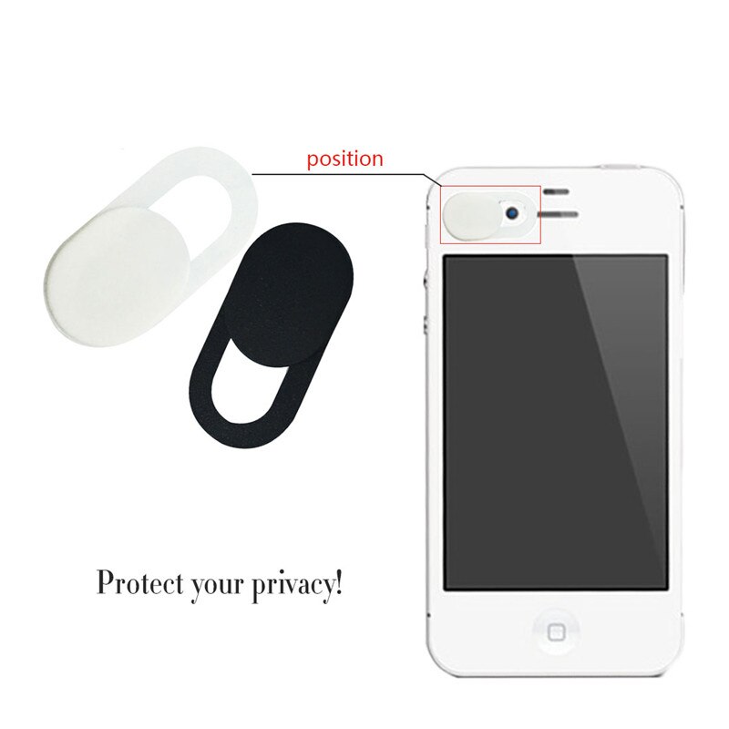 SIANCS WebCam Macchina Fotografica Della Copertura Universale Privacy Copertura di Plastica Per Smartphone Computer Portatile Del PC Del Telefono Mobile Lente Privacy Sticker