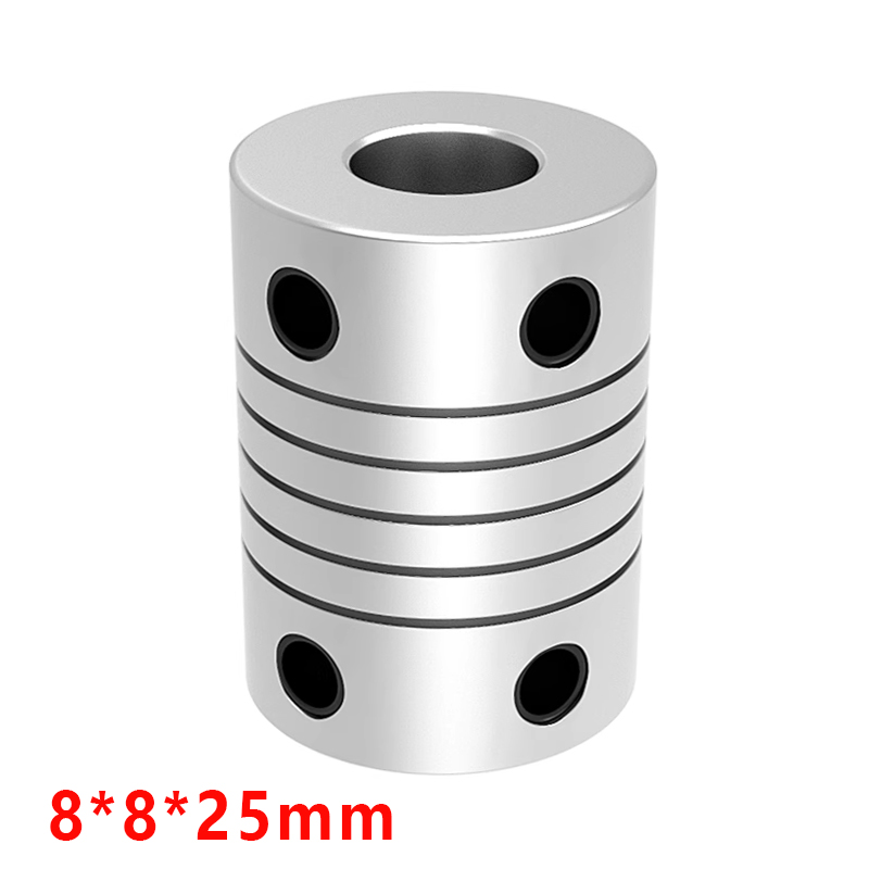 D19xL25 Aluminium Flexible Jaw Shaft Coupling 3 4 5 6 6.35mm 8mm 10mm CNC Stepper Motor Coupler Encoders Engraving Machine