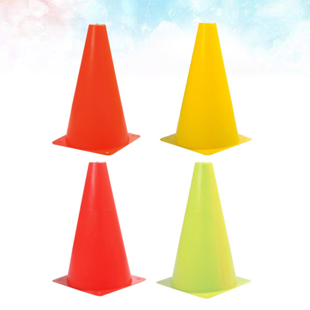 Barricata di traffico dell'attrezzatura di addestramento dei coni di calcio di sport del cono del blocco stradale 12pz per pattinaggio a rotelle