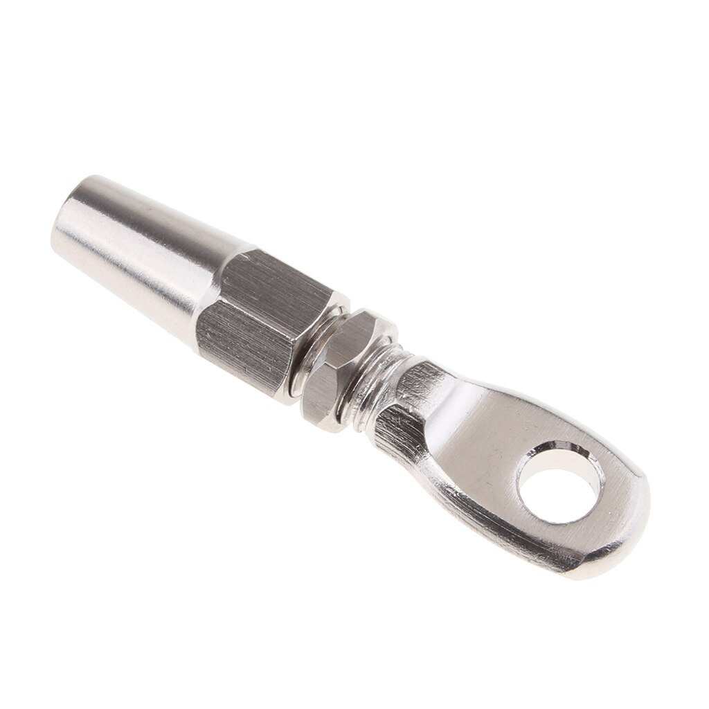 316 Marine Grade Stainless Steel Swageless Eye Terminal For 5mm Wire Rope