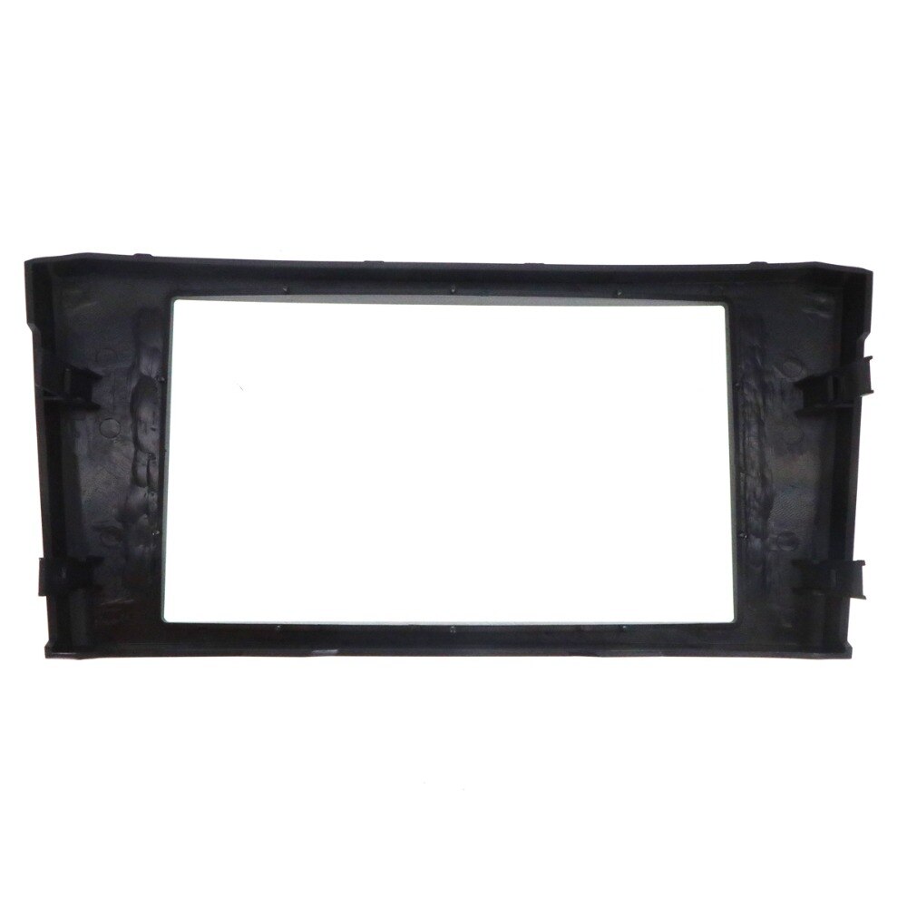 Double 2 Din Car Radio Fascia for TOYOTA Avensis Frame 2002 2007 2006 2005 2004 2003 Black Silver Panel Stereo Audio Frame