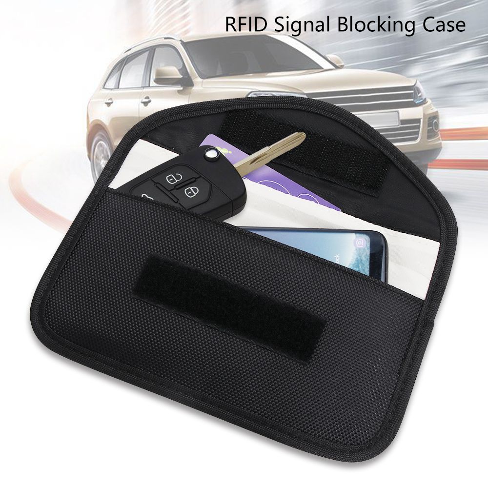 Car Key Signal Blocker Case Faraday Cage Fob Pouch Keyless RFID Blocking Bag