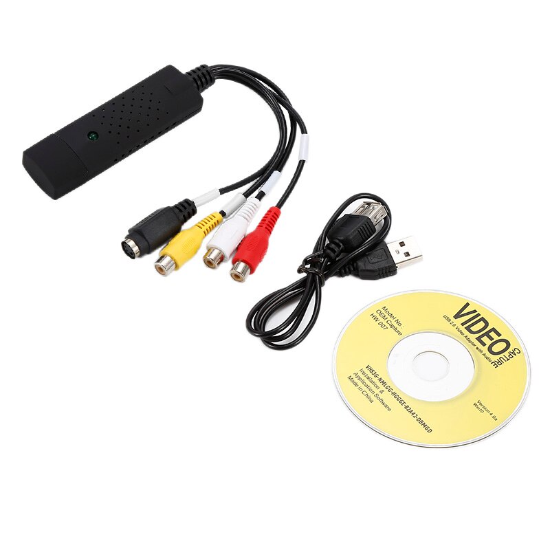USB2.0 VHS To DVD Converter Convert Analog Video To Digital Format Audio Video DVD VHS Record Capture Card PC Adapter