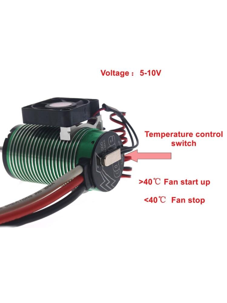 Multifunción soporte lateral vertical Motor Tornado disipador de calor 42mm ventilador de refrigeración radiador piezas de repuesto para 4274 4268 1515 1512 motores