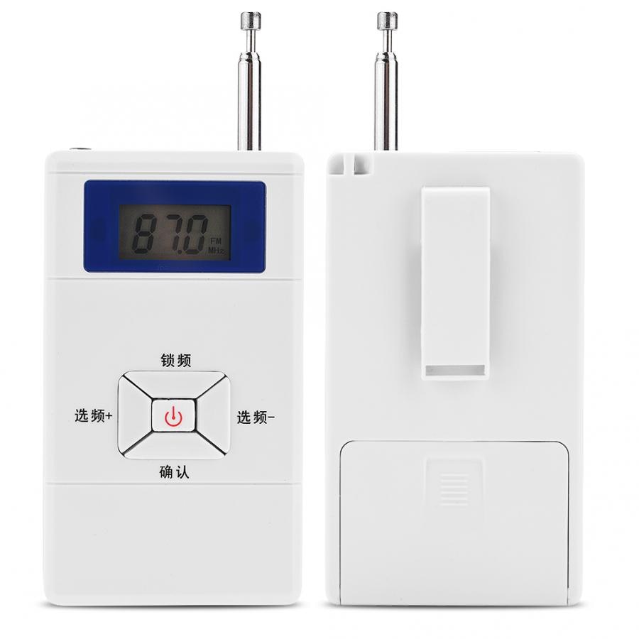 dab radio Portable Mini Wireless FM Transmitter 70MHz ~ 108MHz 50m/164ft Audio Stereo FM Converter Adapter Suitable for Audio