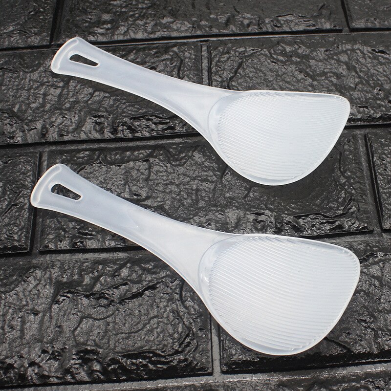 1 Pc Mooie Keuken Pollepel Non Stick Rijst Paddle Maaltijd Lepel Tarwe Stro Pp Huishoudelijke Plastic Non-stick Rijst lepel