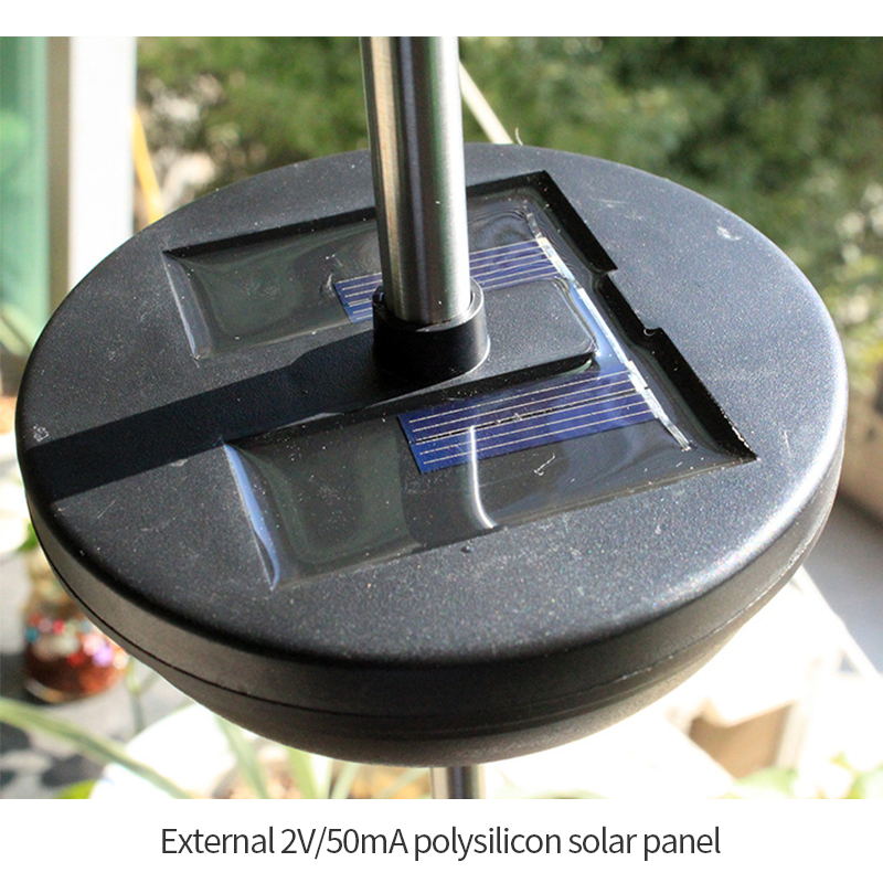 Waterdichte, op zonne-energie werkende, optische vezel tuinlamp voor buiten, nieuwigheid, op zonne-energie werkende, kleurveranderende, led-nachtdecoratieve tuinlamp