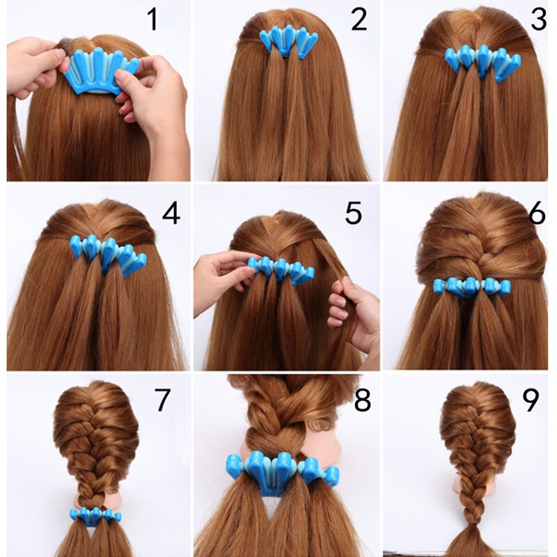 1Pcs Charmante Franse Stijl Vrouwen Meisjes DIY Spons Haar Braider Vlecht Haar Twist Vlechten Tool Hair Styling Tools