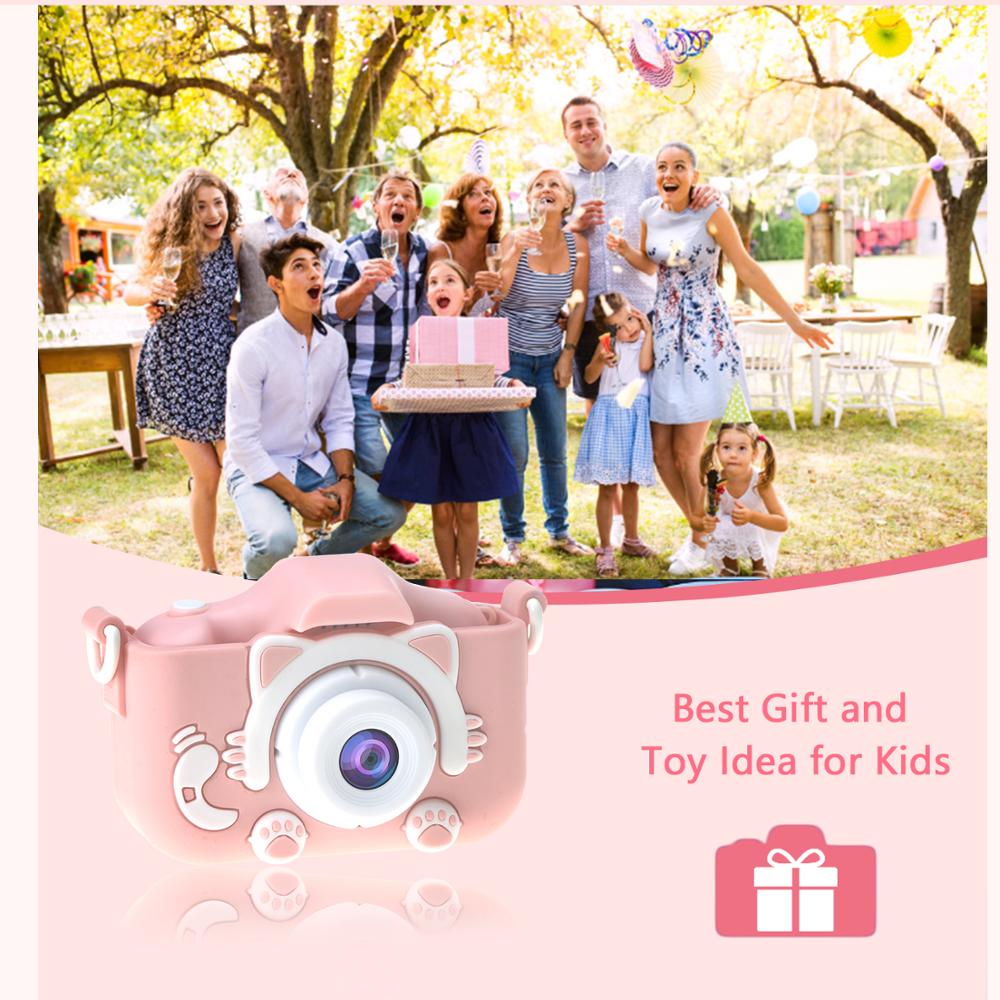 per Bambini Fotocamera da 2.4 Pollici 18MP Schermo Hd video registratore per Le Ragazze Dei Ragazzi Regalo di Compleanno con La Carta di Tf 32 Gb macchina Fotografica Giocattolo