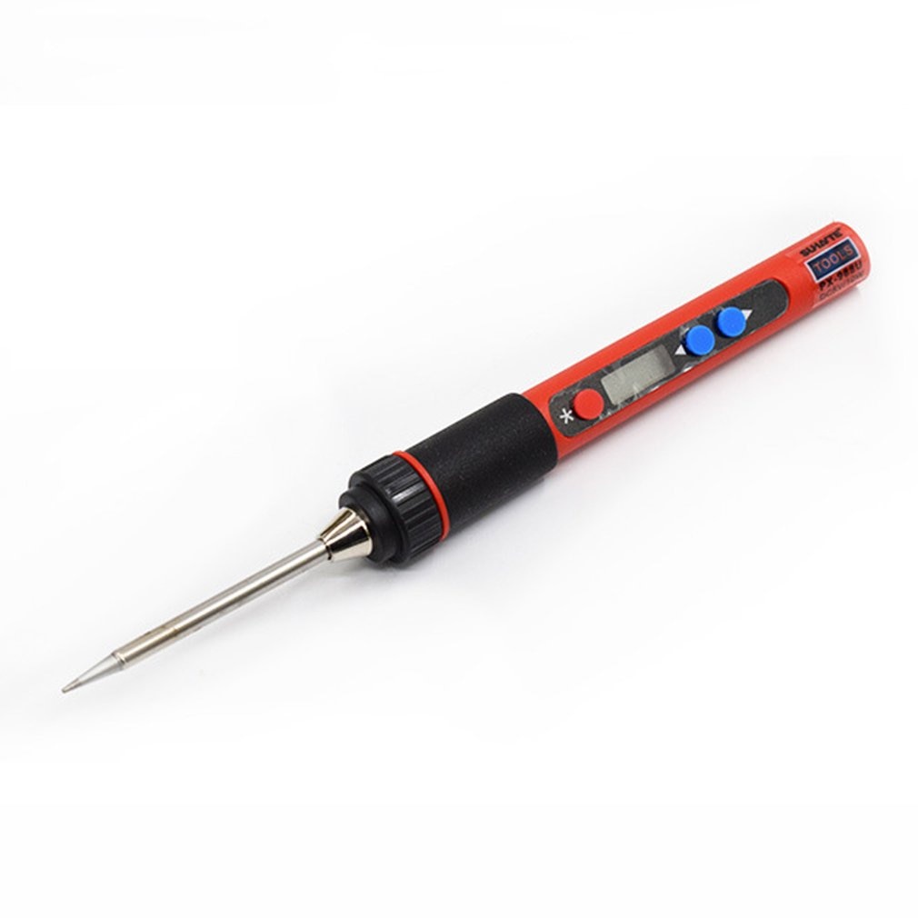 Kit de herramientas de soldador eléctrico 5V, 10W, USB, temperatura ajustable, LED, Digital, interno, con puntas de soldadura