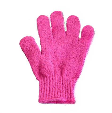 Gant de toilette de nettoyage du corps, brosse douce, maison, hôtel, salle de bain, boule de douche, ensemble d'épurateur de dos, serviette exfoliante pour la peau, gants de bain: Rouge