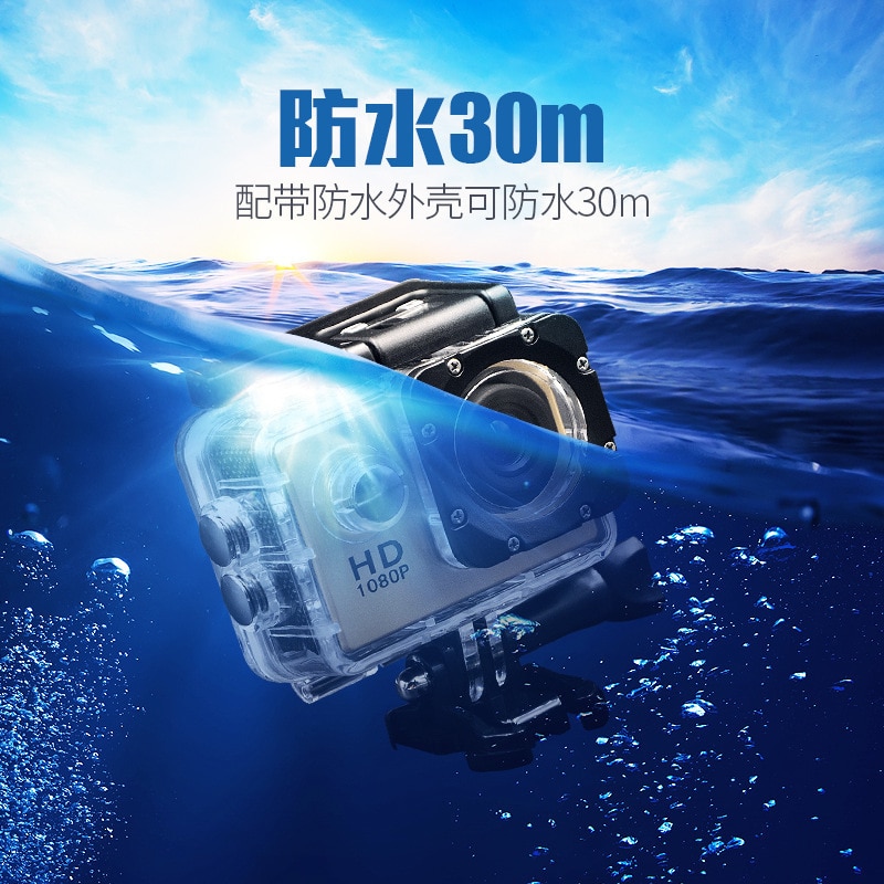 Caméra d' Action étanche WIFI Vélo Caméra 4K Ultra Plongée 60PFS Caméra