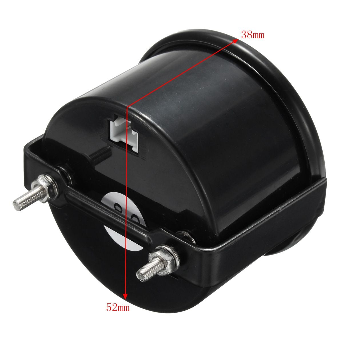 Universal 2" 52mm 12V Car Air Fuel Ratio Gauge Meter Digital LED Light Dual Display Auto Gauges