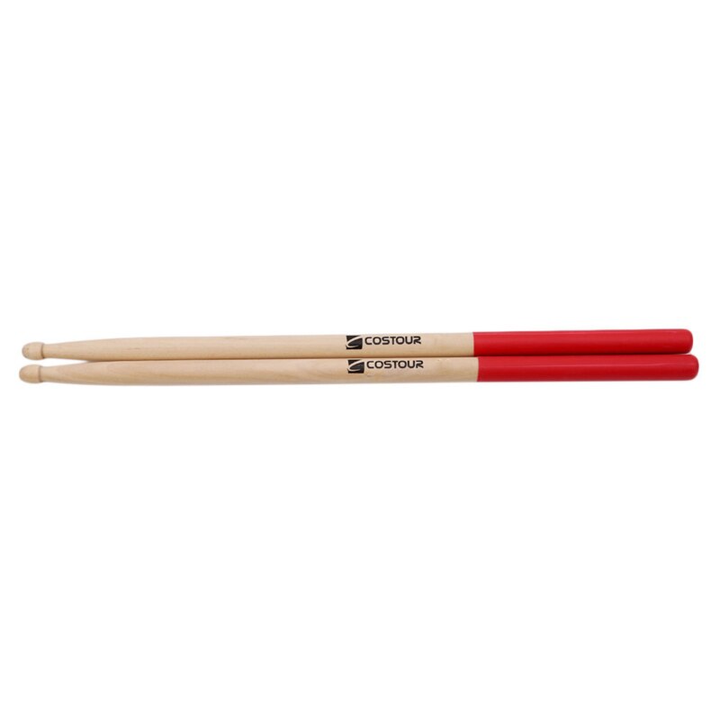 Drums Sticks Voor Kinderen Anti Slip Draagbare Drumsticks 7A Maple Hout Voor Elektronische Jazz Drum Kit Drummer Pro Unisex: Red