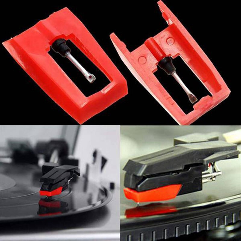 4 Pcs Record Player Needles, Universal Replacement Stylus Needles Replacement Stylus Needles for Vinyl Record Player