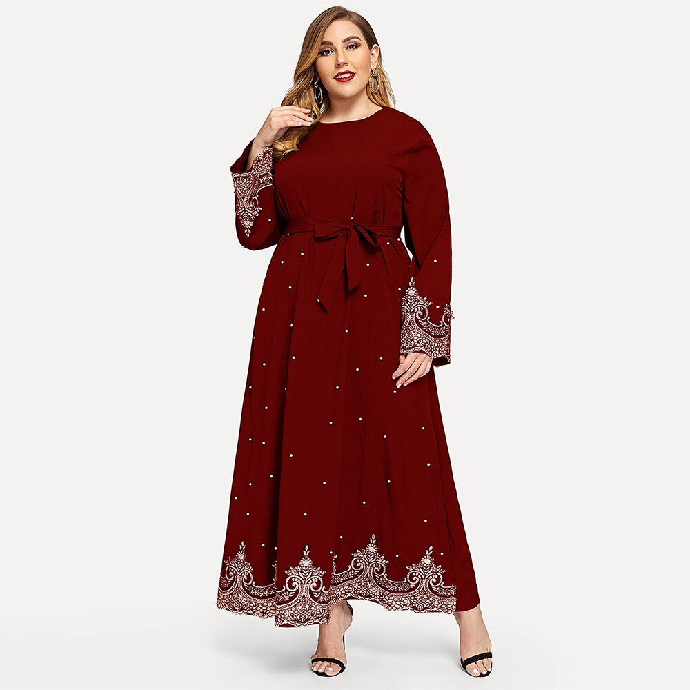 Ramadan dubai abaya hijab muslimsk maxi kjole tyrkiske kjoler islamisk tøj abayas til kvinder kaftan caftan gamis muslim wanita