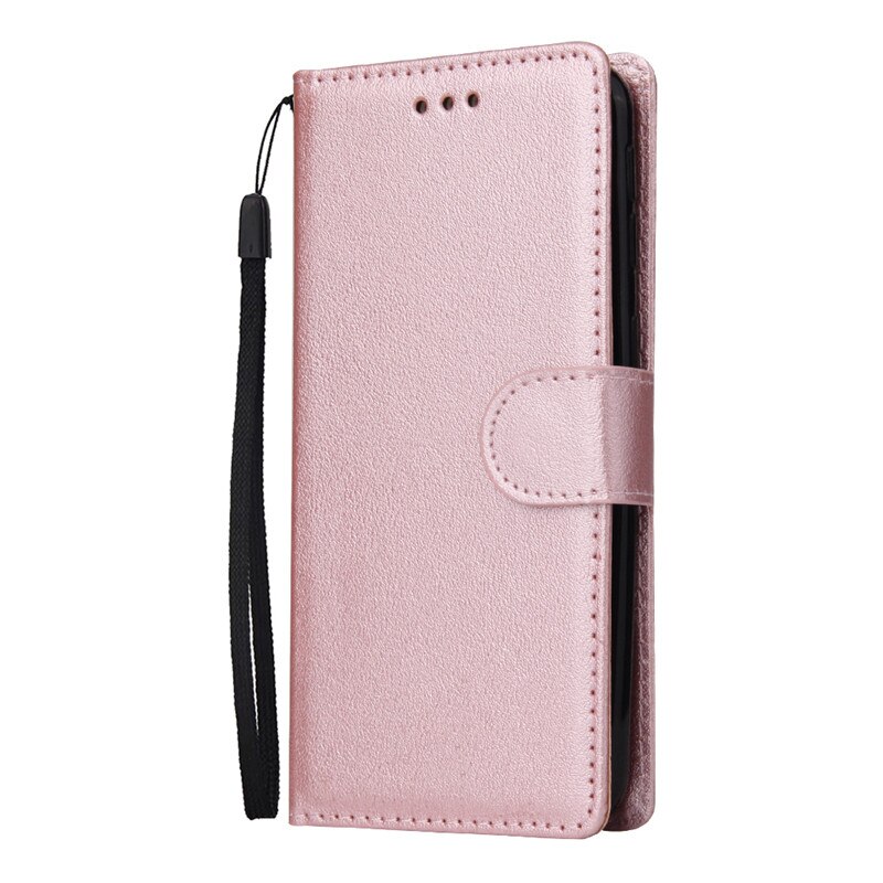 For Samsung Galaxy A12 Leather Case on sFor Samsung A 12 A12 A125F SM-A125F Cover Fundas Classic Style Flip Wallet Phone Cases: Pink