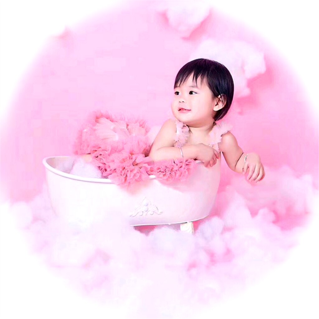 Blød bomulds børneboble maskine gule ænder jern brusebad badekar tilbehør nyfødte fotografering rekvisitter