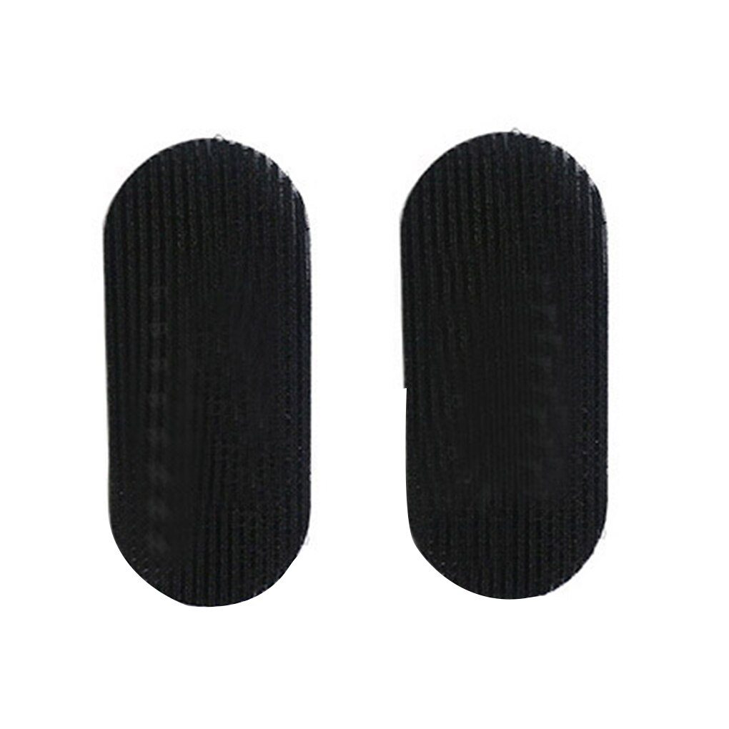 2pcs Magic Hair Sticker Clips Bang Fixed Seamless Tape Hairdressing Gripper Tools Barber Hair Styling Holder: black