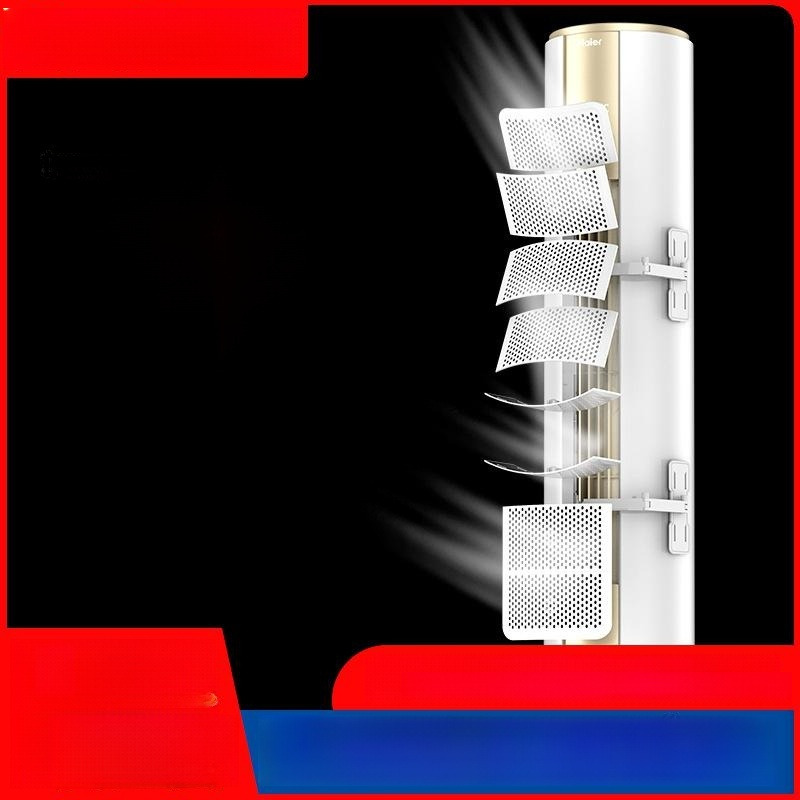 Vertical Air Conditioner Wind Shield Universal Adjustment Cylindrical Windproof and Direct Blowing Air Outlet Adjustable Wind